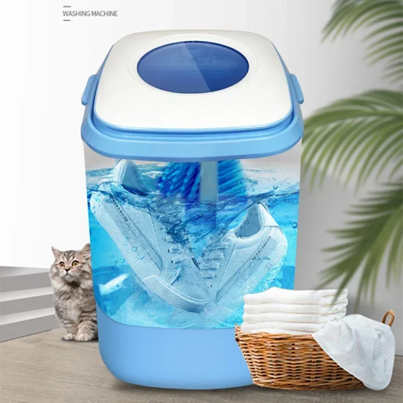 Mini lavadora portátil de 6,5 kg para tênis, roupas e íntimas